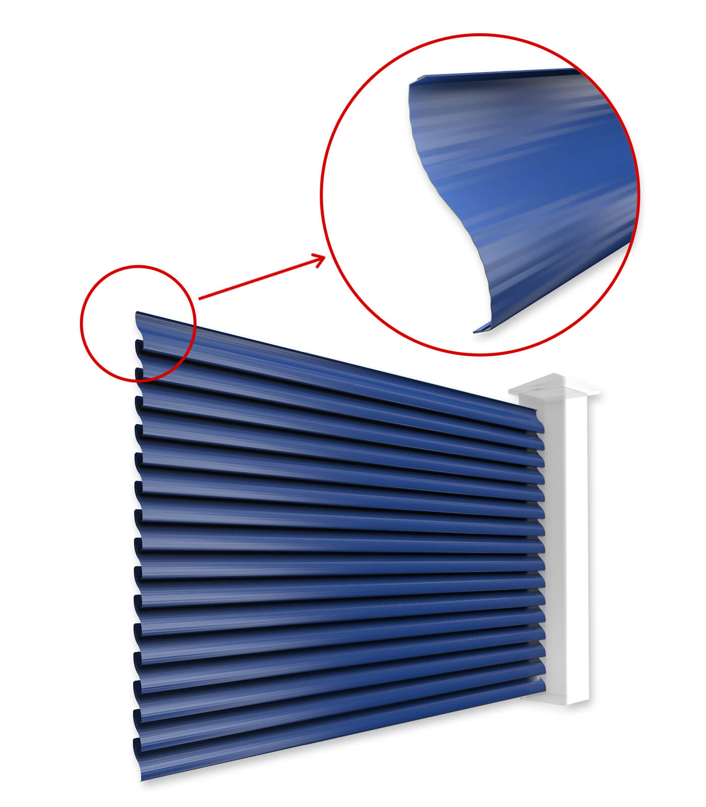 Ламели Еврожалюзи для забора-жалюзи в Алматы