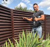 Забор из металлического штакетника, Алматинская область, город Талгар